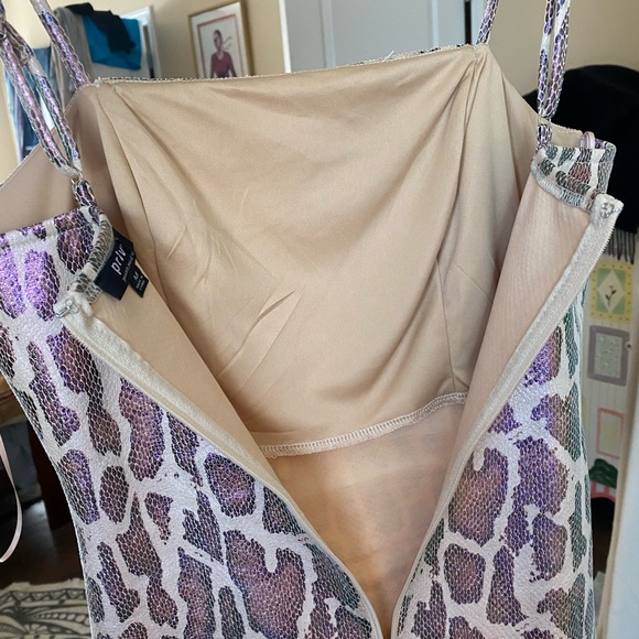 Animal print metallic dress - Picture 5 of 5